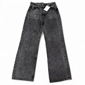 KanCan Raila Acid Wash Wide Leg Jeans
